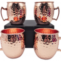 Li231 Set de 4 Moscow Mug Cobrizados