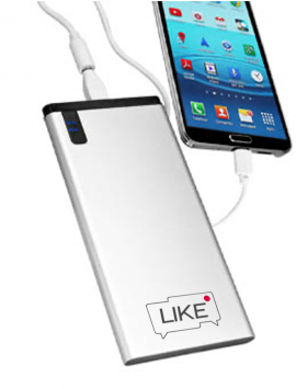 U63 Cargador Power-Bank metálico 6000mAh