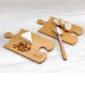 G315  SET DE TABLAS DE BAMBÚ PUZZLE