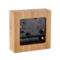 B59 Reloj Alarma Despertador de madera de Bamboo