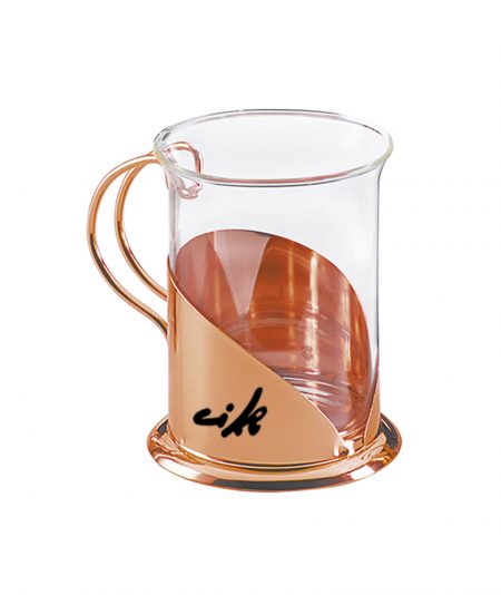 M82 Set de Cafetera Francesa y Tazas Cobrizada