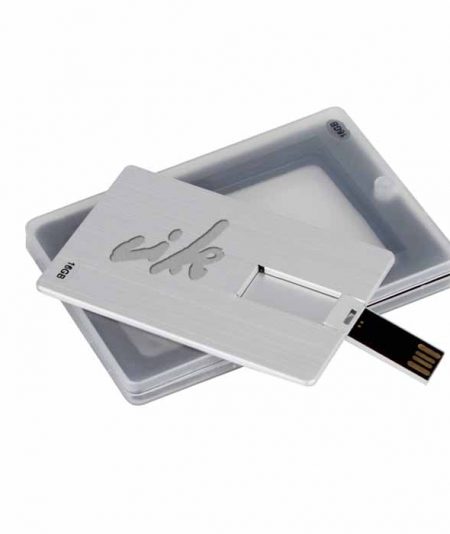 U3 USB Pendrive 16GB Credit Card plateado