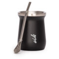 M72 Vaso Térmico metálico MATE 300ml. con Bombilla