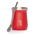 M72 Vaso Térmico metálico MATE 300ml. con Bombilla