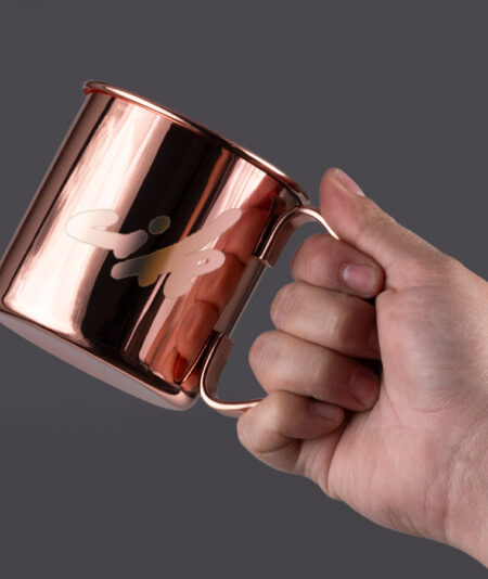 M96 Tazón metálico Cobrizado COPPER 1/2 L